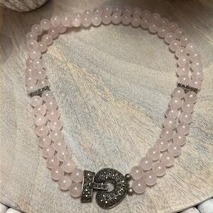 Vintage Beaded Choker Necklace